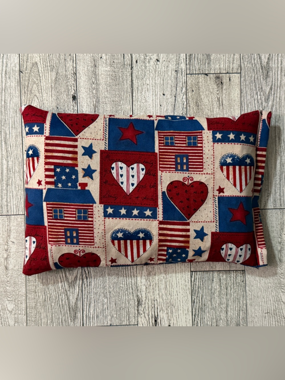 Corn Heating Pad Hot Cold Packs Corn Bag Wrap - Patriotic Americana (6x9)